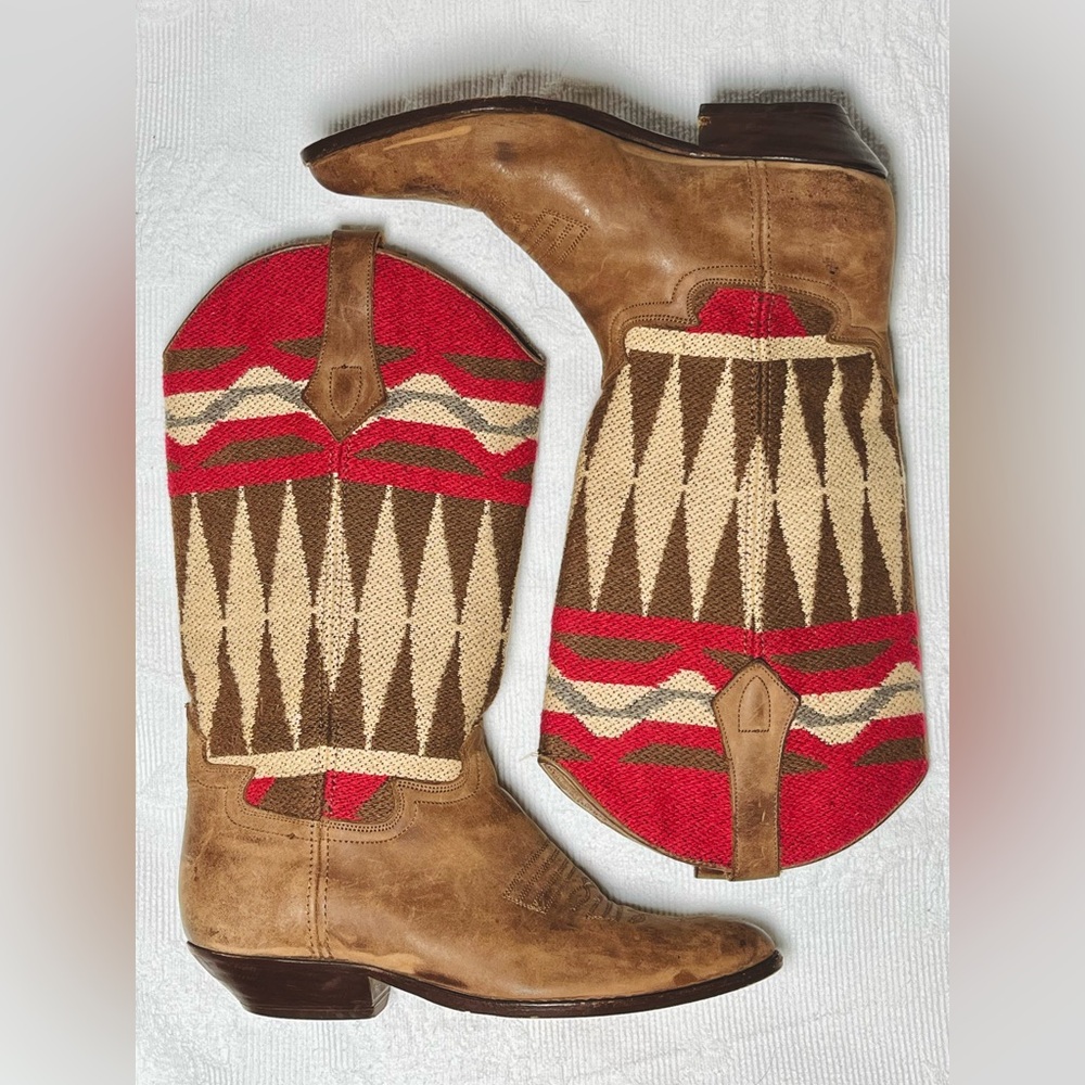 Vintage Seychelles Cowboy Boots Size 8